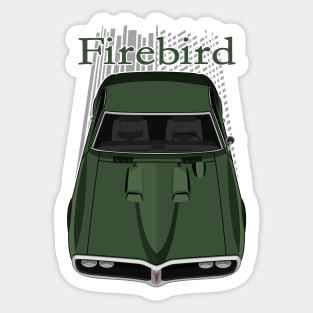 Pontiac Firebird Ram Air 1968 - Verdoro Green Sticker